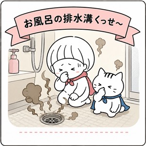 お風呂の排水溝臭い