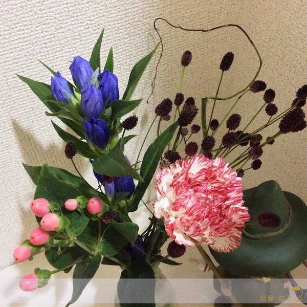 ブルーミーライフお花飾る2
