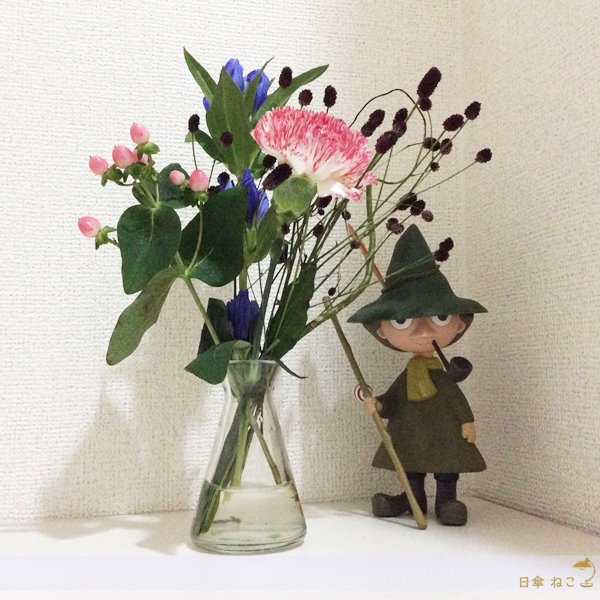 ブルーミーライフお花飾る3