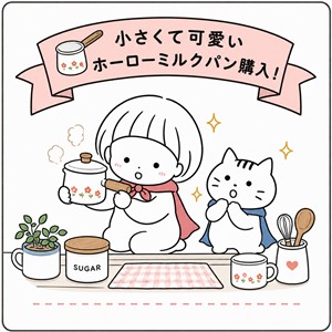 ミルクパン購入