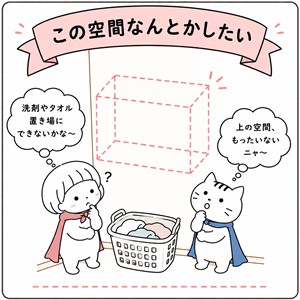 ランドリーラック新調