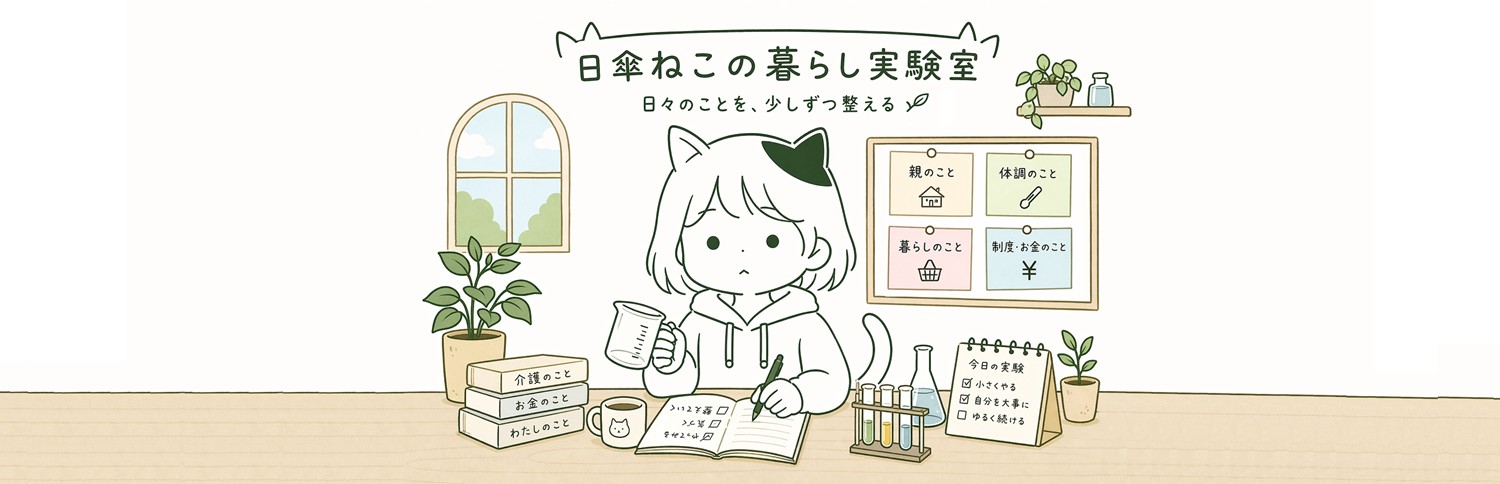 日傘ねこ暮らしの実験室11
