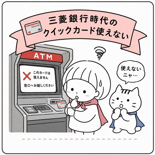 クイックカード使えない